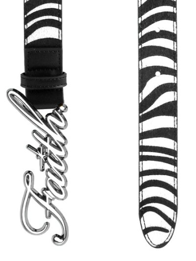 画像2: 【送料無料】FAITH BY LUIS ZEBRA CHROME FAITH BELT CHROME/ZEBRA