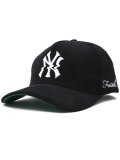 【送料無料】FAITH BY LUIS 5-PANEL CORDUROY CLASSIC NEW YORK CAP BLACK
