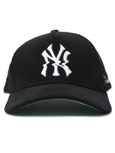 画像2: 【送料無料】FAITH BY LUIS 5-PANEL CORDUROY CLASSIC NEW YORK CAP BLACK
