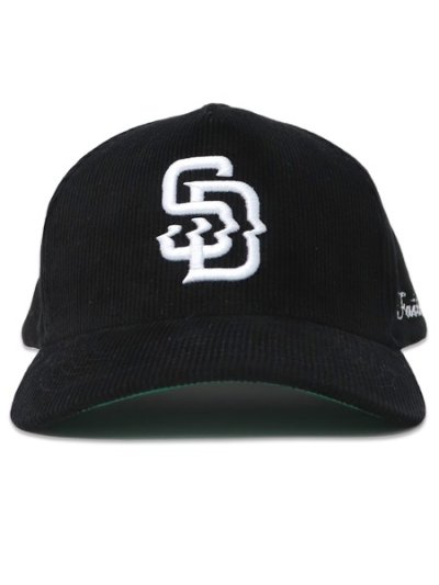 画像2: 【送料無料】FAITH BY LUIS 5-PANEL CORDUROY CLASSIC SAN DIEGO CAP BLACK