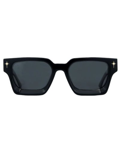画像1: 【送料無料】FAITH BY LUIS NAVIGATOR SUNGLASSES BLACK/GOLD