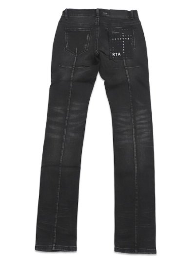 画像2: 【送料無料】RTA CLAYTON SKINNY STRETCH DENIM GRAPHITE FADE