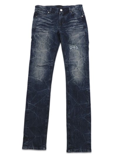 画像1: 【送料無料】RTA CLAYTON SKINNY STRETCH DENIM MIDNIGHT SURF