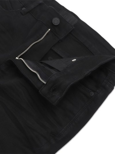 画像4: 【送料無料】RTA BRYANT SKINNY STRETCH DENIM BLACK LOGO