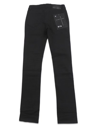 画像2: 【送料無料】RTA BRYANT SKINNY STRETCH DENIM BLACK LOGO