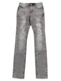 【送料無料】RTA BRYANT SKINNY STRETCH DENIM LUNA GREY