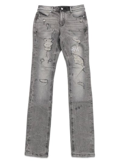画像1: 【送料無料】RTA BRYANT SKINNY STRETCH DENIM LUNA GREY