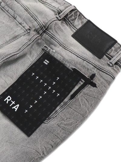 画像5: 【送料無料】RTA BRYANT SKINNY STRETCH DENIM LUNA GREY