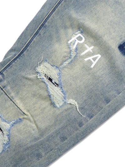 画像6: 【送料無料】RTA BRYANT SKINNY STRETCH DENIM BLUE KYANITE DISTRESSED