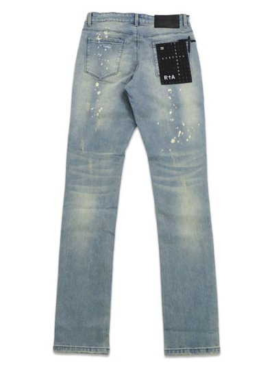 画像2: 【送料無料】RTA BRYANT SKINNY STRETCH DENIM BLUE KYANITE DISTRESSED