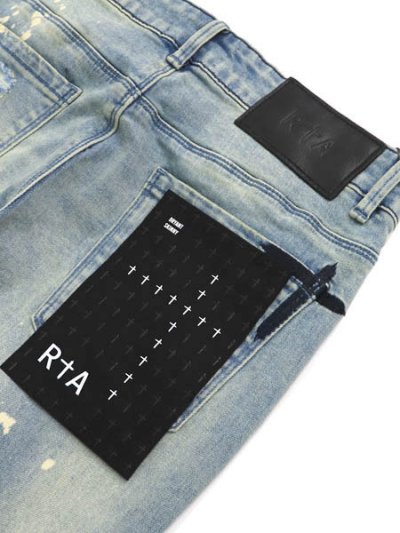 画像5: 【送料無料】RTA BRYANT SKINNY STRETCH DENIM BLUE KYANITE DISTRESSED