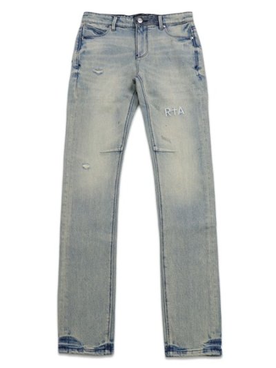 画像1: 【送料無料】RTA CLAYTON SKINNY STRETCH DENIM OCEAN SHADE