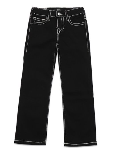 画像2: 【送料無料】【KIDS】TRUE RELIGION BOYS RICKY BIG T STITCH BODY RINSE BLACK