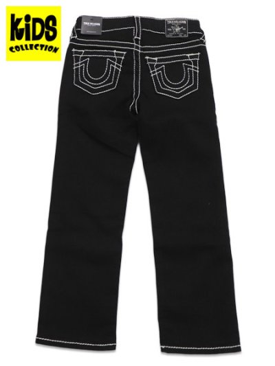 画像1: 【送料無料】【KIDS】TRUE RELIGION BOYS RICKY BIG T STITCH BODY RINSE BLACK