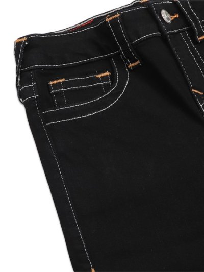 画像3: 【送料無料】【KIDS】TRUE RELIGION BOYS RICKY SHORT BODY RINSE BLACK
