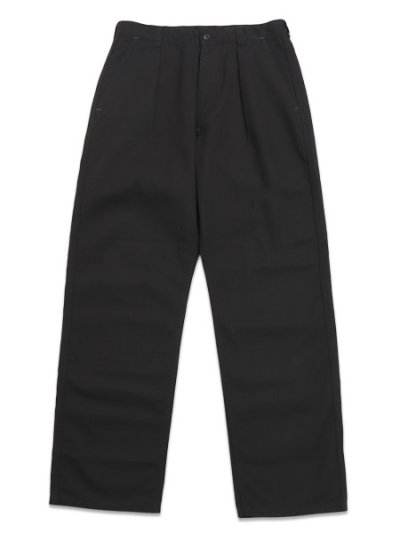 画像1: 【送料無料】POST O'ALLS POS-TRAVAIL PANTS COTTON HBT BLACK