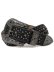 画像1: 【送料無料】B.B.SIMON THE TROJAN LEATHER BELT JET BLACK (1)
