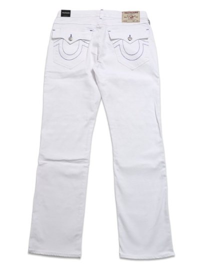 画像1: 【送料無料】TRUE RELIGION RICKY SN FLAP STRAIGHT OPTIC WHITE