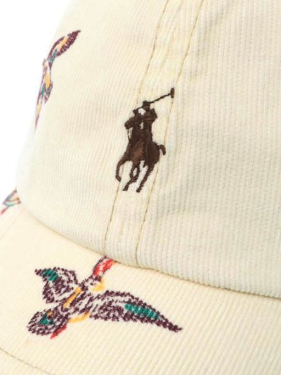 画像6: 【送料無料】POLO RALPH LAUREN DUCK PRINT CORDUROY BALL CAP
