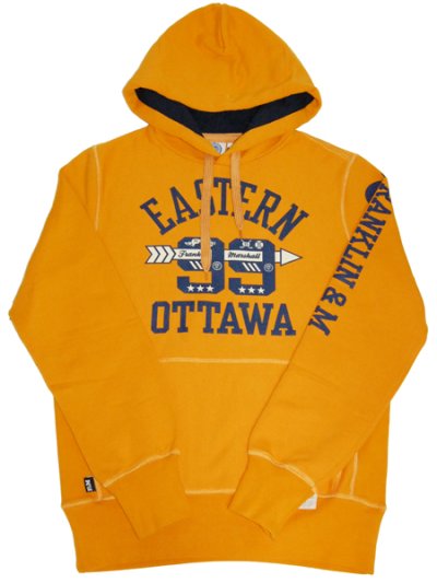 画像1: 【MEGA SALE】【送料無料】Franklin ＆ Marshall　Eastern Hoody オレンジ #28181-4034