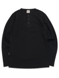 AVIREX DAILY RIB HENLEY NECK L/S TEE