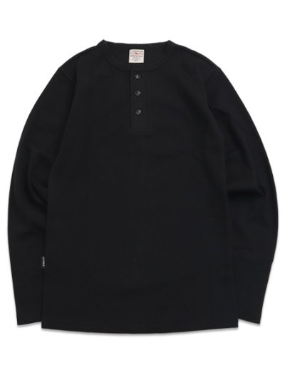 画像1: AVIREX DAILY RIB HENLEY NECK L/S TEE