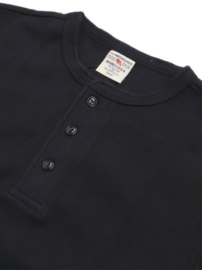 画像3: AVIREX DAILY RIB HENLEY NECK L/S TEE