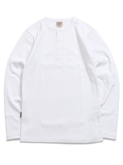画像1: AVIREX DAILY RIB HENLEY NECK L/S TEE
