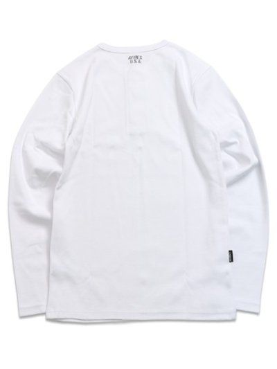 画像2: AVIREX DAILY RIB HENLEY NECK L/S TEE