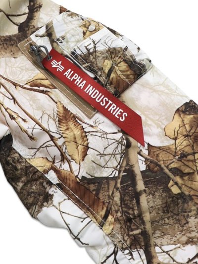 画像5: 【送料無料】ALPHA MA-1 HERITAGE FIT FLIGHT JACKET REALTREE CAMO
