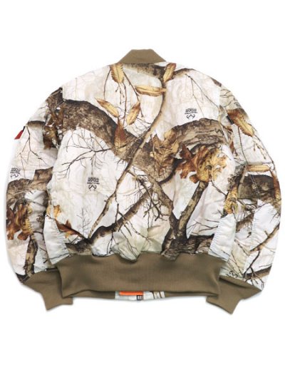画像2: 【送料無料】ALPHA MA-1 HERITAGE FIT FLIGHT JACKET REALTREE CAMO