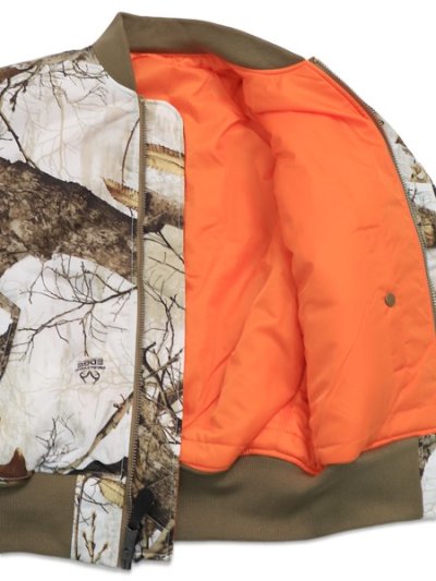 画像6: 【送料無料】ALPHA MA-1 HERITAGE FIT FLIGHT JACKET REALTREE CAMO
