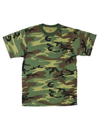 画像1: ROTHCO MILITARY CAMO TEE