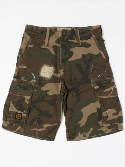 画像1: 【MEGA SALE】FRANKLIN & MARSHALL CAMO CARGO SHORTS