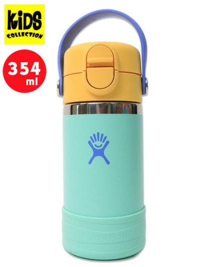 画像1: 【KIDS】Hydro Flask KIDS 12 OZ WIDE MOUTHCOVERED CAP-MERMAID GREEN