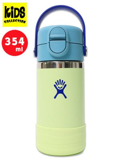 画像1: 【KIDS】Hydro Flask KIDS 12 OZ WIDE MOUTHCOVERED CAP-SEEDLING GREEN