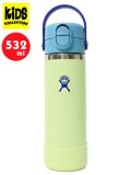 【KIDS】Hydro Flask KIDS 18 OZ WIDE MOUTHCOVERED CAP-SEEDLING GREEN