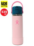 【KIDS】Hydro Flask KIDS 18 OZ WIDE MOUTHCOVERED CAP-BLOSSOM PINK