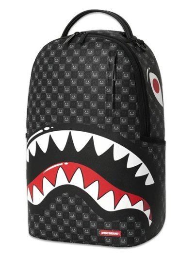 画像5: 【送料無料】SPRAYGROUND SHARKS IN PARIS WTF BUBBLY BLACK CHECK DLXSV BACKPACK