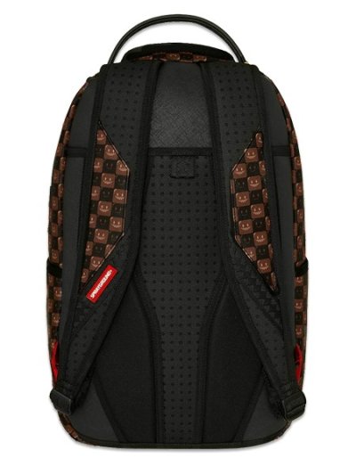 画像2: 【送料無料】SPRAYGROUND SHARKS IN PARIS WTF BUBBLE BROWN CHECK DLXSV BACKPACK