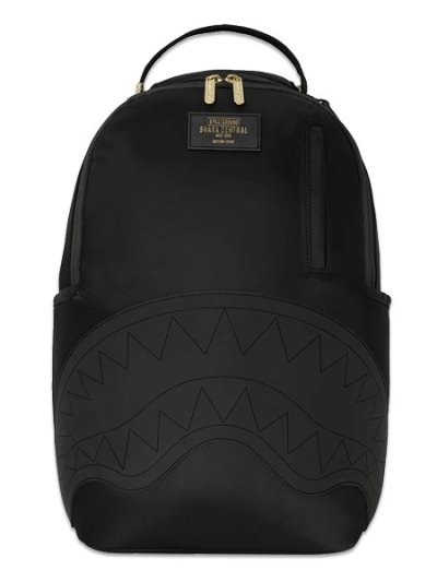 画像1: 【送料無料】SPRAYGROUND SHARK CENTRAL GOLD LETTERING DLX BACKPACK