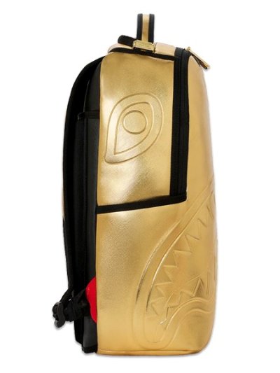 画像3: 【送料無料】SPRAYGROUND SHARKS IN PARIS GOLD DRIP DLXSV BACKPACK