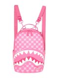 【送料無料】SPRAYGROUND PINK NEW CHECK FACES MINI BACKPACK