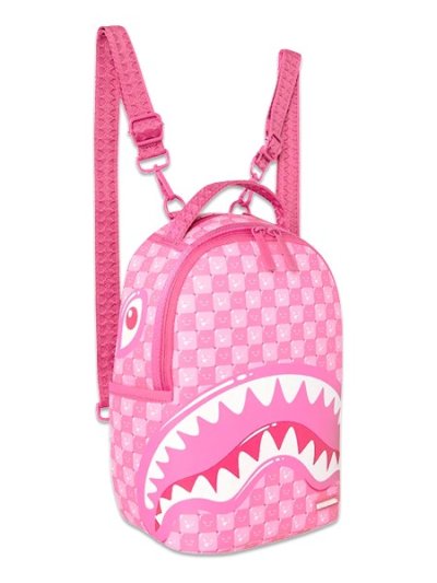 画像3: 【送料無料】SPRAYGROUND PINK NEW CHECK FACES MINI BACKPACK