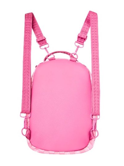 画像2: 【送料無料】SPRAYGROUND PINK NEW CHECK FACES MINI BACKPACK