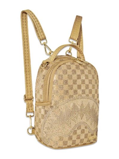 画像3: 【送料無料】SPRAYGROUND GOLD TRINITY MINI BACKPACK