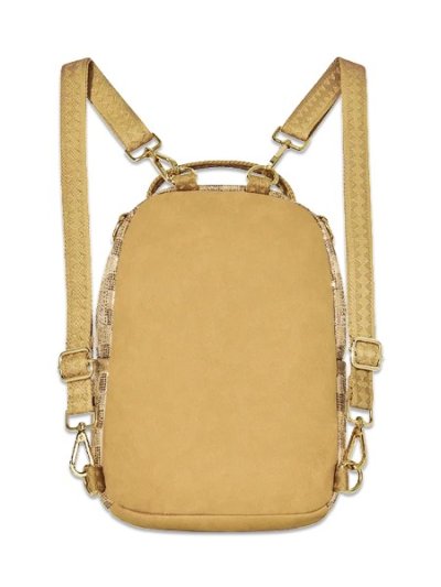 画像2: 【送料無料】SPRAYGROUND GOLD TRINITY MINI BACKPACK