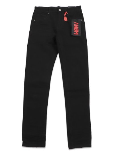 画像1: 【送料無料】ANOM DENIM 360 SKINNY DENIM JET BLACK