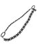 画像1: 【送料無料】B.B.SIMON PANTS CHAIN BLACK SKULLS SILVER BEADS (1)