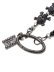 画像4: 【送料無料】B.B.SIMON PANTS CHAIN BLACK SKULLS SILVER BEADS (4)